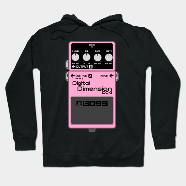 Boss DC-3 Digital Dimension Guitar Effect Pedal Hoodie by conform